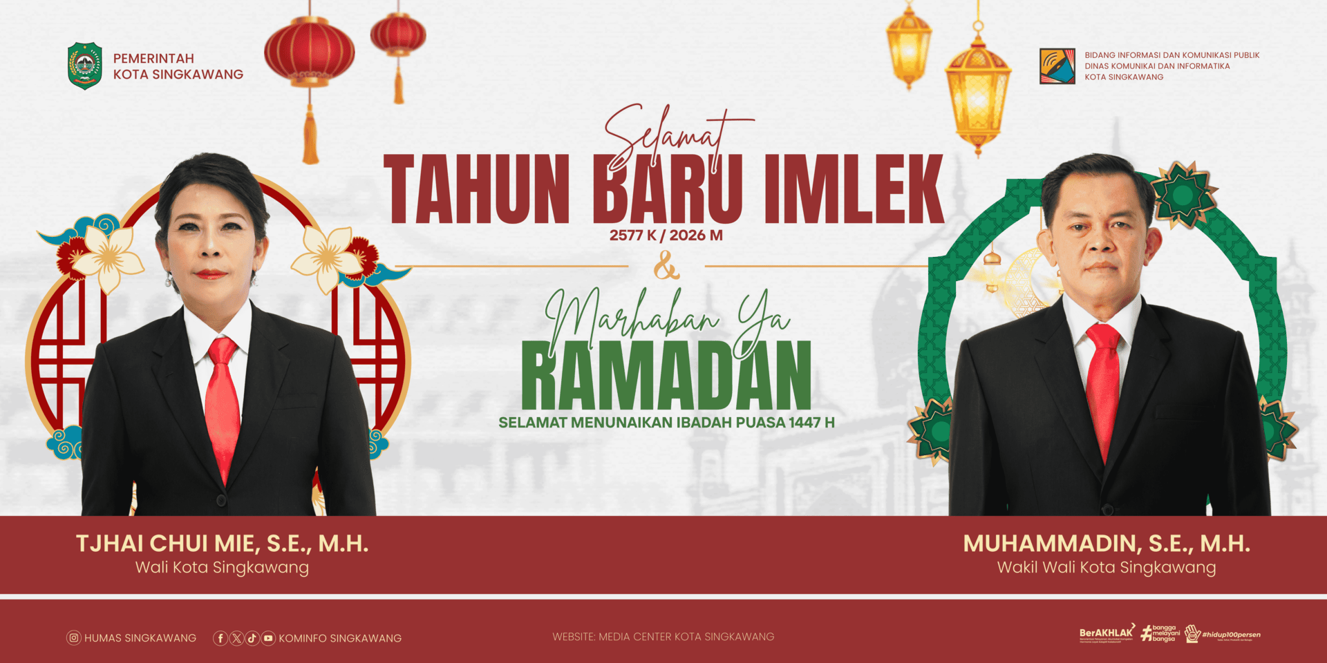 Banner Disparpora Kota Singkawang