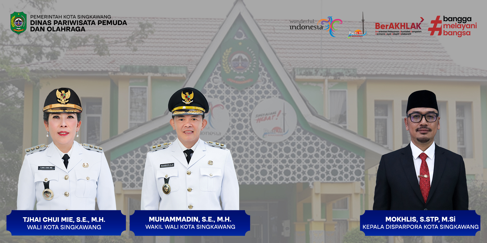 Banner Disparpora Kota Singkawang
