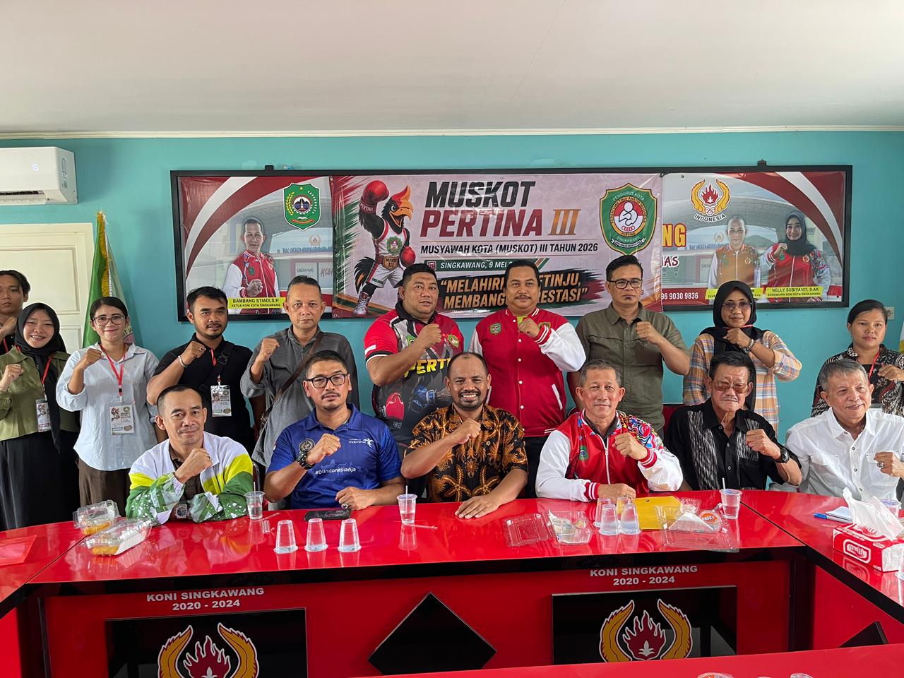 MUSKOT III Persatuan Tinju Amatir Indonesia (PERTINA) Kota Singkawang Tahun 2026