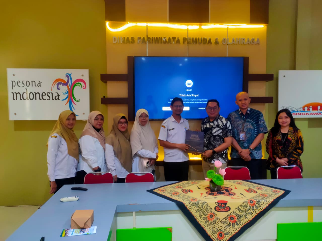 DISPARPORA MENERIMA KUNJUNGAN PT. JANA DHARMA INDONESIA YOGYAKARTA